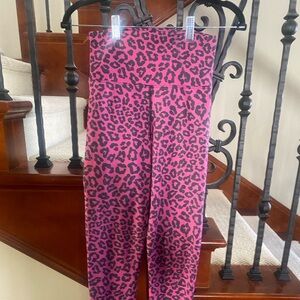Beach Riot Fuchsia LeopardLeggings